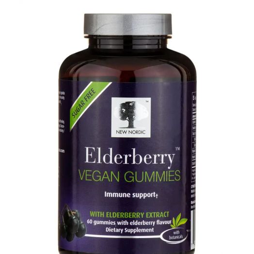 New Nordic Elderberry Vegan Gummies - 60 Gummies