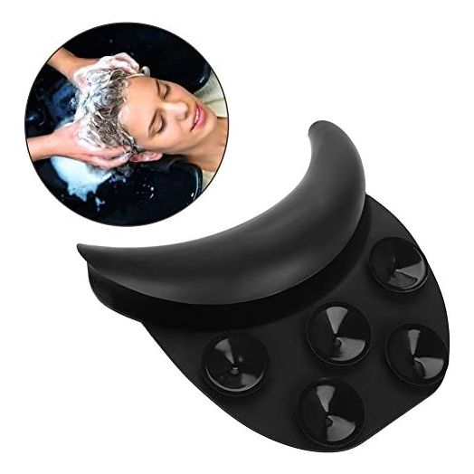 Silicone Shampoo Neck Head Rest Cushion, Durable Soft Hairdressing Backwash Bowl Hair Washing Sink