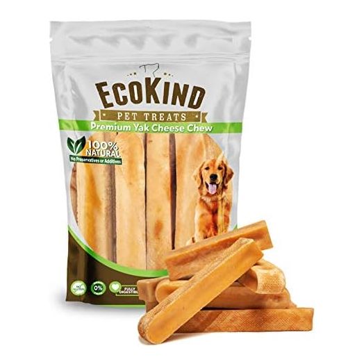 EcoKind Dog Chews, Himalayan Yak Cheese Chew, All Natural Premium Dog Treats, Long Lasting, Easily Digestible, for All Breeds & Sizes, 3-Pack, 0.259 kg