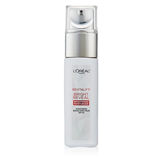 L'Oreal Paris Skincare Revitalift Bright Reveal Anti-Aging Day Cream SPF 30 Sunscreen with Glycolic Acid, Vitamin C & Pro-Retinol to Reduce Wrinkles & Brighten Skin, 1 fl. oz.