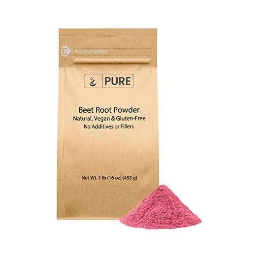 Pure Original Ingredients Beet Root Powder (1lb) Smoothies, Rich Color, Non-GMO, Folate