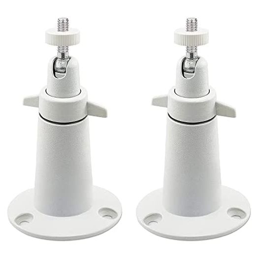 (2 Pack, Metal), BFYTN Security Camera Metal Wall/Ceiling Mount, Adjustable Indoor/Outdoor Mount Compatible with Arlo, Arlo Pro 2 3, Arlo Ultra CCTV Camera and Compatible Camera with 1/4 Screw Head