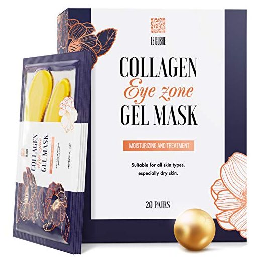 Under Eye Patches - 24K Gold Under Eye Mask Anti-Aging Hyaluronic Acid Collagen Under Eye Pads Reducing Dark Circles & Wrinkles Treatment Gel Bags