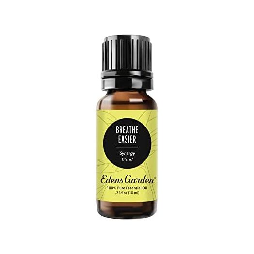 Breathe Easier 100% Pure Therapeutic Grade Synergy Blend Essential Oil by Edens Garden-10 ml, GC/MS tested, CPTG