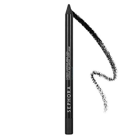 SEPHORA COLLECTION Contour Eye Pencil 12hr Wear Waterproof 0.04 Oz 01 Black Lace