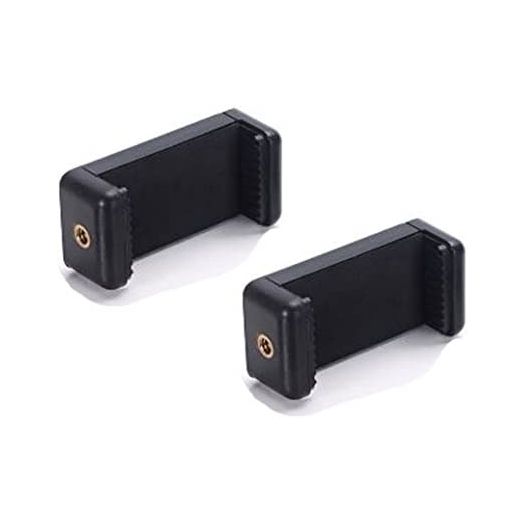 OCTO MOUNTS - 2 Pack Universal Smartphone Holder Set for Mounting Any Phone. Has Camera Screw (1/4-Inch 20), Easily Connect Your Cell Phone to GoPro Assessories, Tripods, Poles, Hand Grip, Etc.