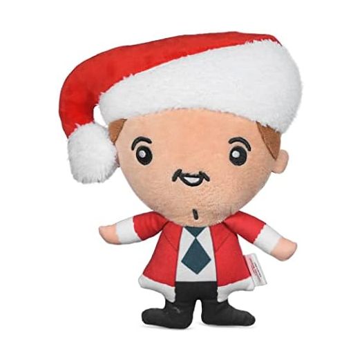 Warner Bros National Lampoon’s Christmas Vacation Dog Toy 9" Holiday Plush Squeaker Clark Griswold | Holiday Dog Toys | Officially Licensed NL Pet Product | Dog Plush Squeaky Toys