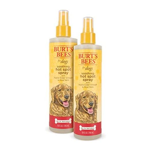 Burt's Bees for Dogs Hot Spot Spray for Dogs - Spray for Dog Hot Spots, Dog Grooming Supplies, Apple Cider Vinegar Dog Spray, Dog Hot Spot Treatment, Apple Cider Vinegar Spray for Dogs
