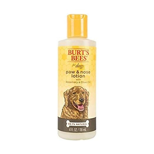 Burt's Bees for Pets for Dogs All-Natural Paw & Nose Lotion with Rosemary & Olive Oil | For All Dogs and Puppies, 4oz | Best Treatment for All Dogs and Puppies With Dry Nose and Paws