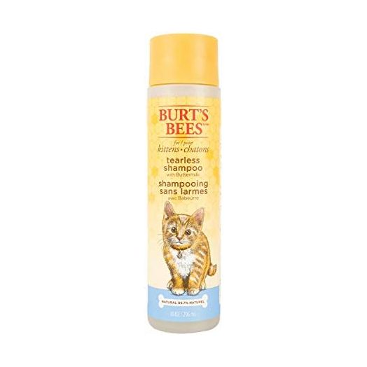 Burt's Bees for Kittens Natural Tearless Shampoo with Buttermilk Cat Shampoo, Kitten Shampoo - Cat Grooming Supplies, Cat Bath Supplies, Shampoo for Cats, Kitty Shampoo, Pet Shampoo