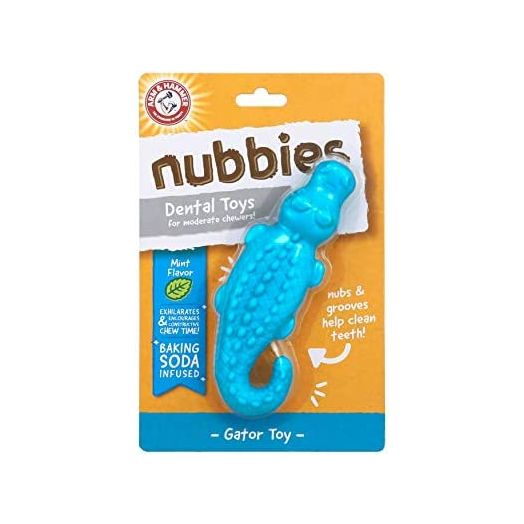 Arm & Hammer for Pets Nubbies Dental Toys - Chew Toy for Dogs, Nubbies Dog Dental Toys - Best Dog Chew Toy, Dental Dog Toys, Arm and Hammer Nubbies Toys for Dogs - Reduces Plaque & Tartar Buildup