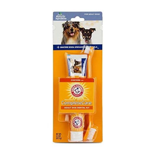 Arm & Hammer Complete Care Pet Toothpaste for Dog Breath, Pet Toothbrush, Dog Dental Care, Cat Toothbrush, Cat Toothpaste, Cat Supplies, Dog Teeth Cleaning Kit, Arm and Hammer Dog Toothpaste