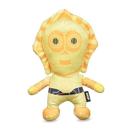 Star Wars 9" C-3PO Plush Squeaker Toy | 9” C-3PO Plush Squeaker Pet Toy | Star Wars Toy for Dogs Mandalorian C-3PO Stuffed Animal 6 inch | Dog Chew Toy, Squeaky Dog Toy (FF19164)