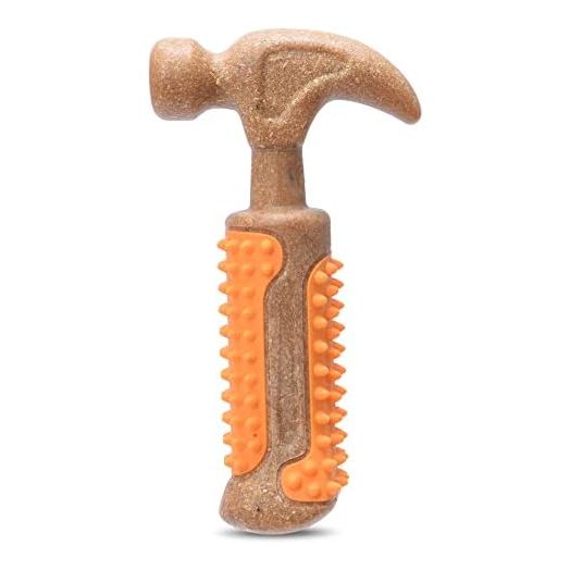 Arm & Hammer for Pets Chew Tools Collection: Wood Blend Hammer Chew Toy for Dogs | Compressed Wood Dog Chew Toys with Baking Soda, Safer & Durable Alternative to Chewing Sticks