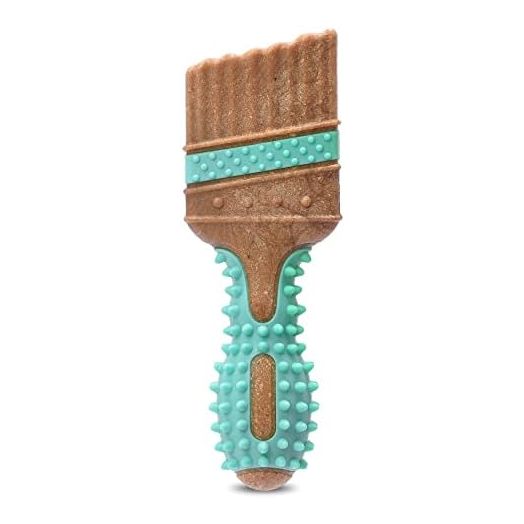 Arm & Hammer for Pets Chew Tools Collection: Wood Blend Paintbrush Chew Toy for Dogs | Compressed Wood Dog Chew Toys with Baking Soda, Safer & Durable Alternative to Chewing Sticks 7.5 Inch