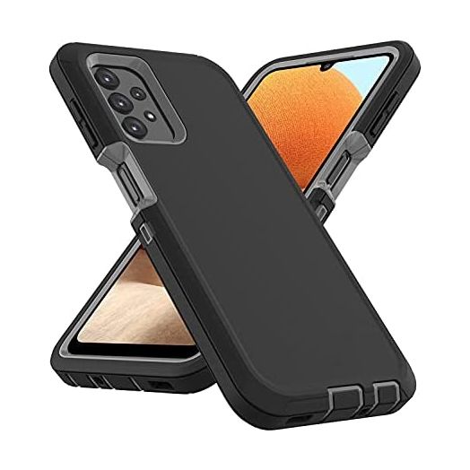 Comboproof for Samsung Galaxy A32 5G Case,Shockproof Dustproof Case for iPhone Samsung Galaxy A32 5G (Black)