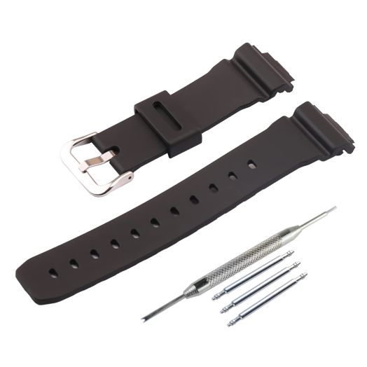 JETHENG Men's Resin watch strap compatible with Casio G-shock DW5600 GW-B5600 DW5025 G-5600E GW-M5610 DW-6900 DW-6600 GW-6900 Outdoor Sports Rubber watch band Women's wristband bracelet buckle