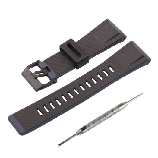 JETHENG 24mm Resin Watch strap Compatible with Casio G-Shock GA-2000 PRW-6600 PRG-600 650 Men's outdoor sports rubber watch with wristband Buckle