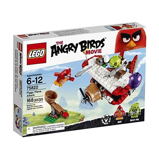 LEGO Angry Birds 75822 Piggy Plane Attack Building Kit (168 Piece)