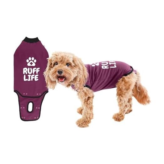 BellyGuard Recovery Suit for Dogs, After Surgery Dog Recovery Suit Female and Male, Soft Cotton Dog Surgery Suit Female Spay, Dog Surgical Recovery Suit Male Neuter, Comfy Surgical Onesie for Dogs.
