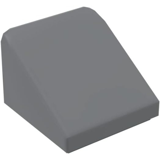 Classic Bricks 30 Slope 1x1x2/3 (Cheese Slope) 100 Piece, Compatible with Lego Parts and Pieces 50746, Creative Play Set - 100% Compatible with All Major Brick Brands(Colour:Dark Gray)