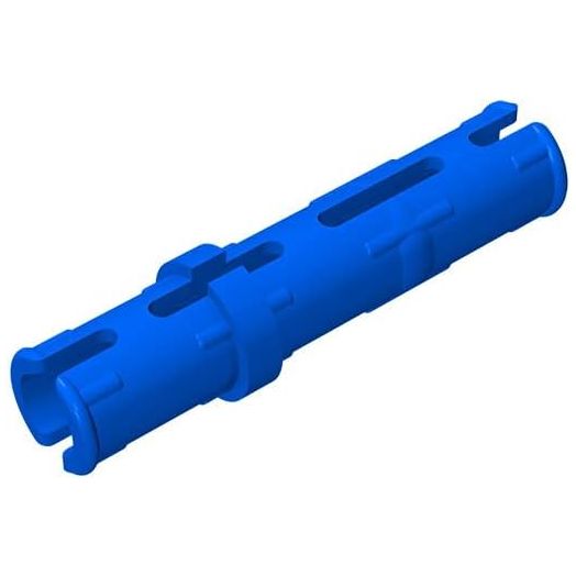 Classic Building Pin Long with Friction Ridges Lengthwise, 2 Center Slots 100 Piece Compatible with Lego Parts 6558, Creative Play Set - 100% Compatible with Lego and All Major Brick Brands