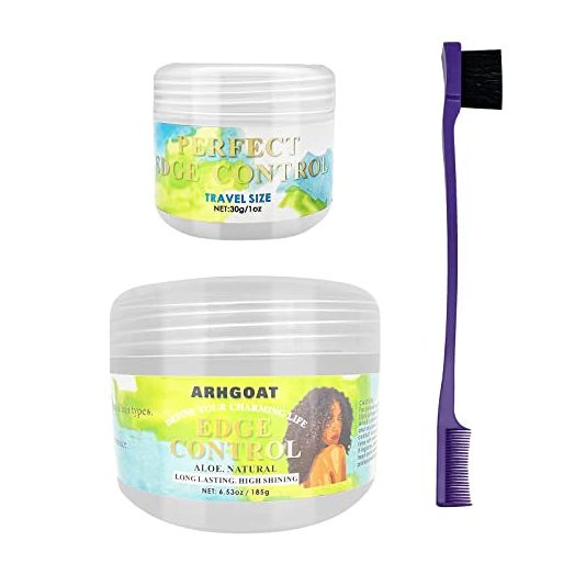 Edge Control Performance No White Residue Extreme Strong Hold High Shining with Aloe Natural Formula Hair Gel for Women