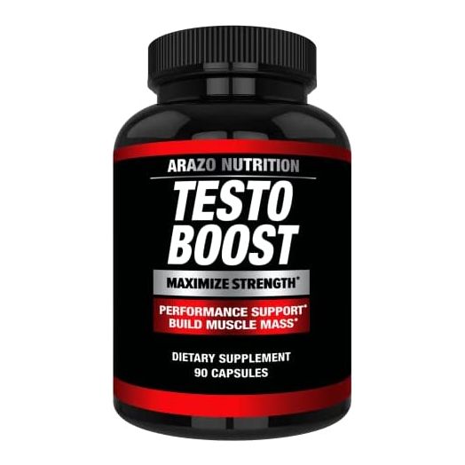 Arazo Nutrition TestoBoost Test Booster Supplement, Tribulus, Horny Goat Weed
