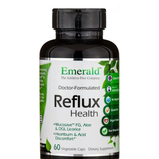 Emerald Reflux Health - 60 Vegetable Capsules