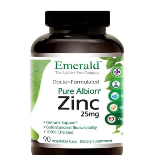 Emerald Pure Albion Zinc 25 mg - 90 Vegetable Capsules