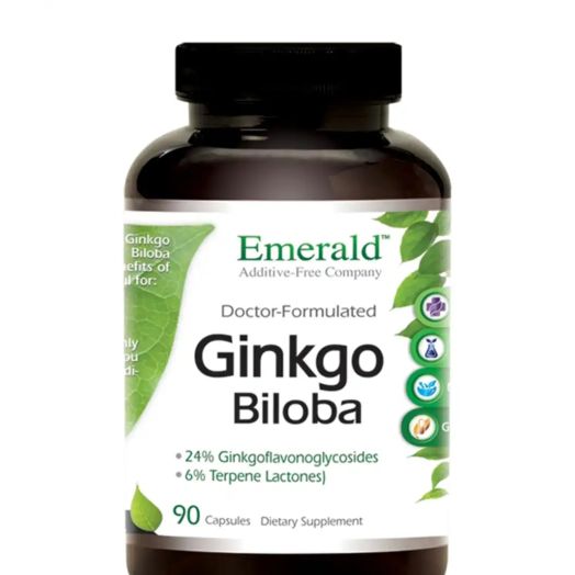 Emerald European Ginkgo Biloba - 60 Vegetable Capsules
