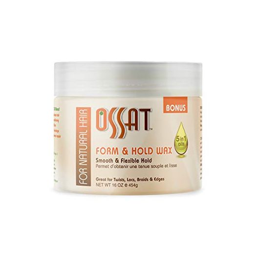 Ossat Naturals Form & Hold Wax Sulfate-Free, 16 Fl Oz