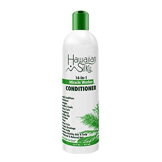 Hawaiian Silky 14-in-1 Miracle Worker Anti-Aging Moisturizing Repairing Daily Conditioner, 16 fl oz