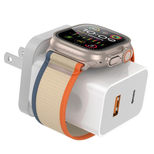 20W for Apple Watch Charger,Dual Port USB C Wall Charger Block for iWatch Series 9/8/UItra/7/6/5/4/3/2/SE/Nike, Magnetic Fast Charging Block Adapter Compatible for iPhone/Samsung/Android/Tablets
