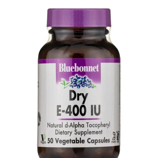 Bluebonnet Nutrition Dry E-400 IU - 50 Vegetable Capsules