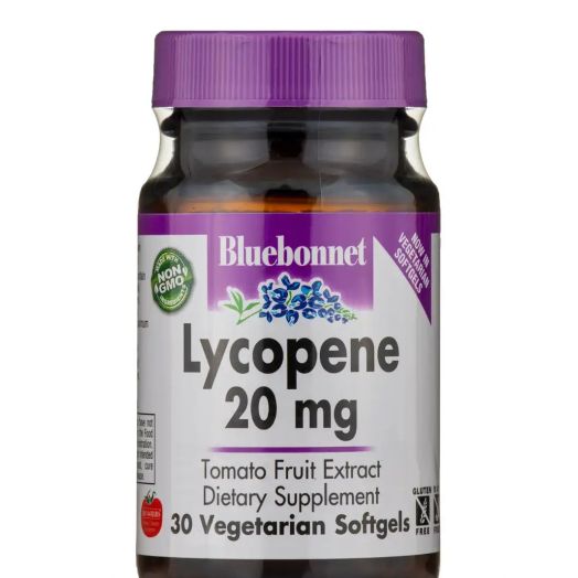 Bluebonnet Nutrition Lycopene 20 mg - 30 Softgels
