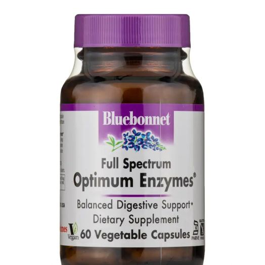 Bluebonnet Nutrition Full Spectrum Optimum Enzymes - 60 Vegetable Capsules