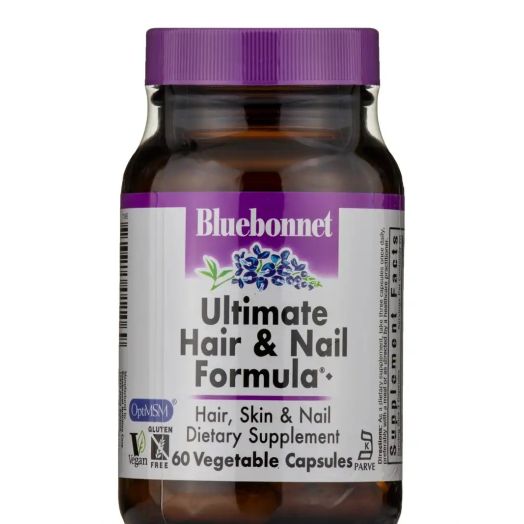 Bluebonnet Nutrition Ultimate Hair & Nail Formula - 60 Vegetable Capsules