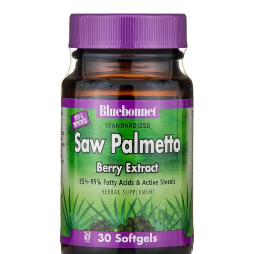 Bluebonnet Nutrition Saw Palmetto Berry Extract - 30 Softgels