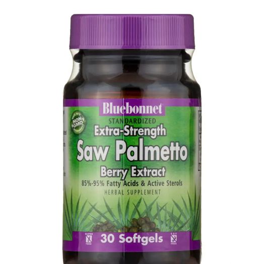 Bluebonnet Nutrition Extra-Strength Saw Palmetto Berry Extract - 30 Softgels