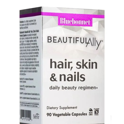 Bluebonnet Nutrition Beautiful Ally Hair, Skin & Nails - 90 Vegetable Capsules
