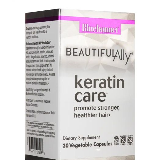 Bluebonnet Nutrition Beautiful Ally Keratin Care - 30 Vegetable Capsules
