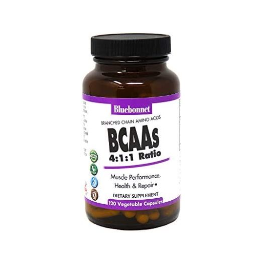 Bluebonnet BCAAS Vitamin Capsules, 120 Count