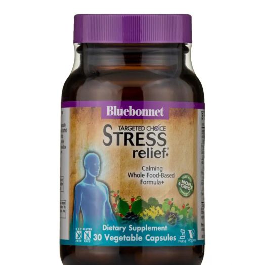 Bluebonnet Nutrition Targeted Choice Stress Relief - 30 Vegetable Capsules