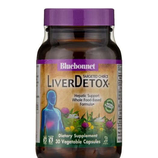 Bluebonnet Nutrition Targeted Choice Liver Detox - 30 Vegetable Capsules