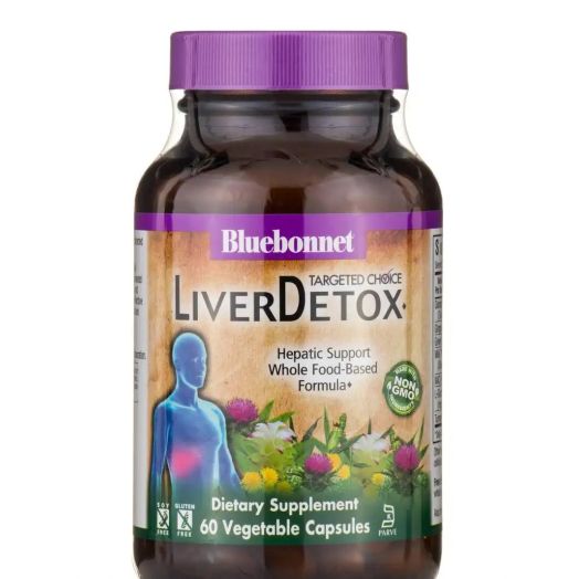 Bluebonnet Nutrition Targeted Choice Liver Detox - 60 Vegetable Capsules
