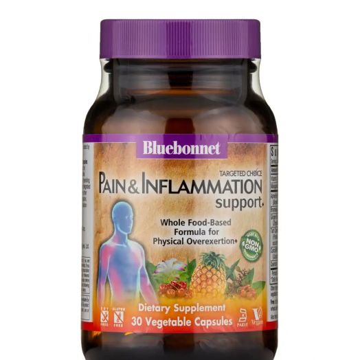 Bluebonnet Nutrition Targeted Choice Pain & Inflammation Support - 30 Vegetable Capsules