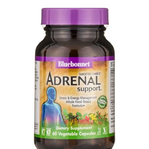 Bluebonnet Nutrition Targeted Choice Adrenal Support - 60 Vegetable Capsules