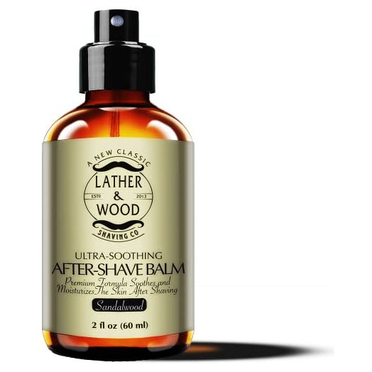 After-shave Balm, Sandalwood Scent, Soothes and Moisturizes Face after shaving, Does Not Dry The Skin