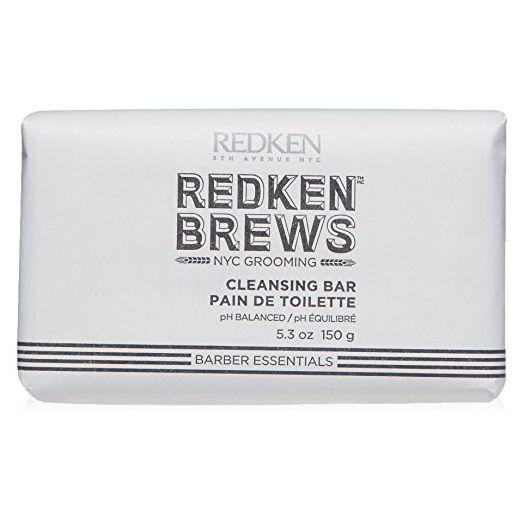 Redken Brews Cleanse Bar For Men, Soap For Face and Body, 5 Oz.